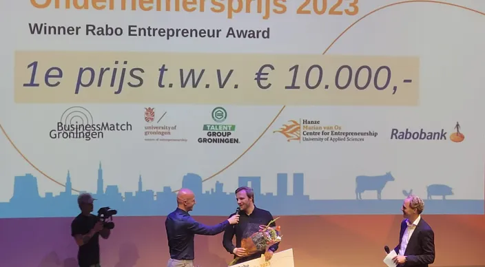 David de Waal winnaar Rabo Ondernemersprijs 2023